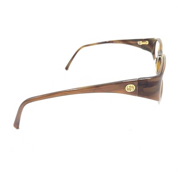 Gucci GG 2511 5T7 Brown Rectangle Eyeglasses Frames 52-15 125 Italy Designer - Picture 4 of 12